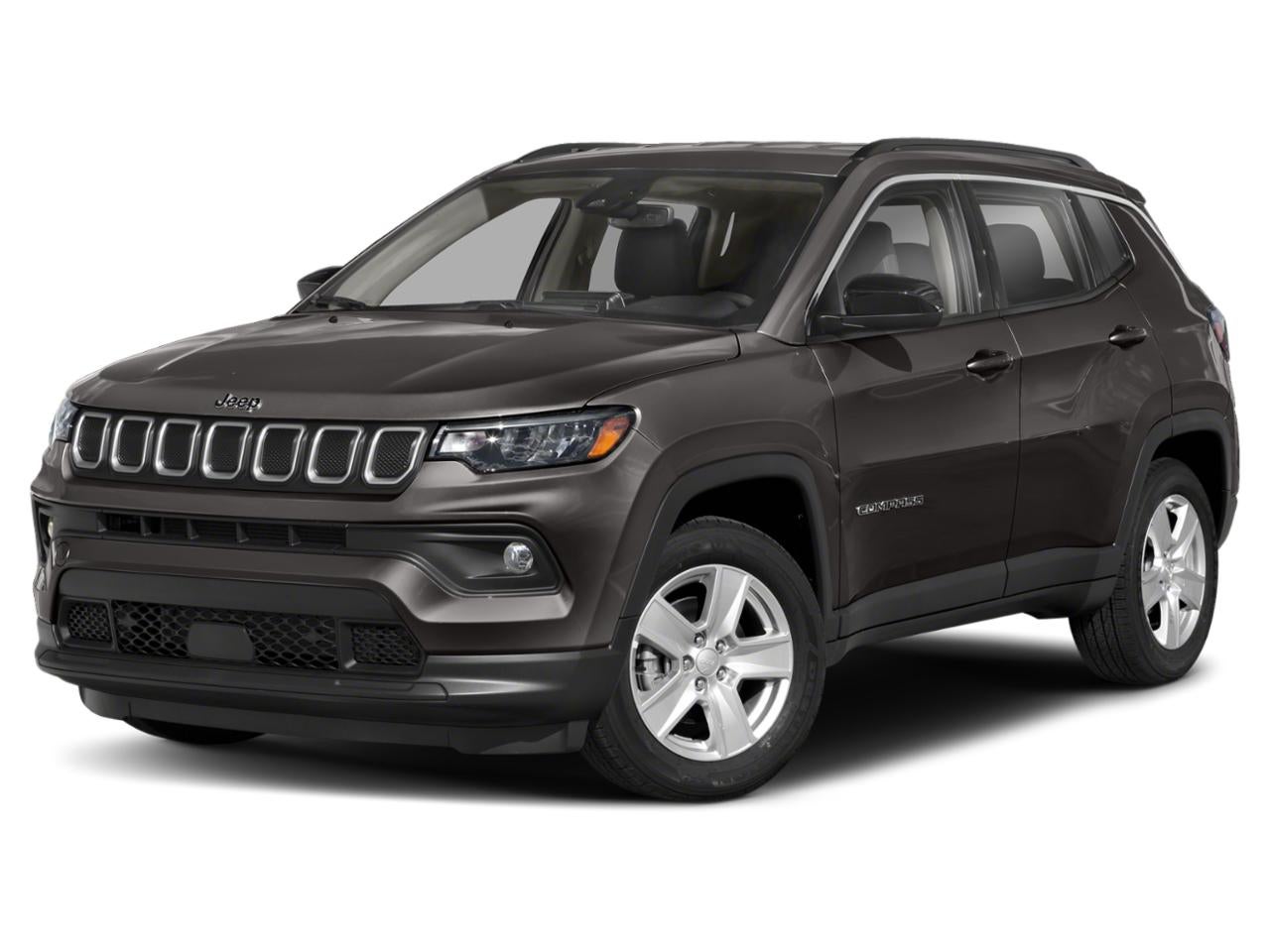 2022 Jeep Compass Limited 4x4 in Granite Crystal Metallic Clearcoat — front three-quarter view