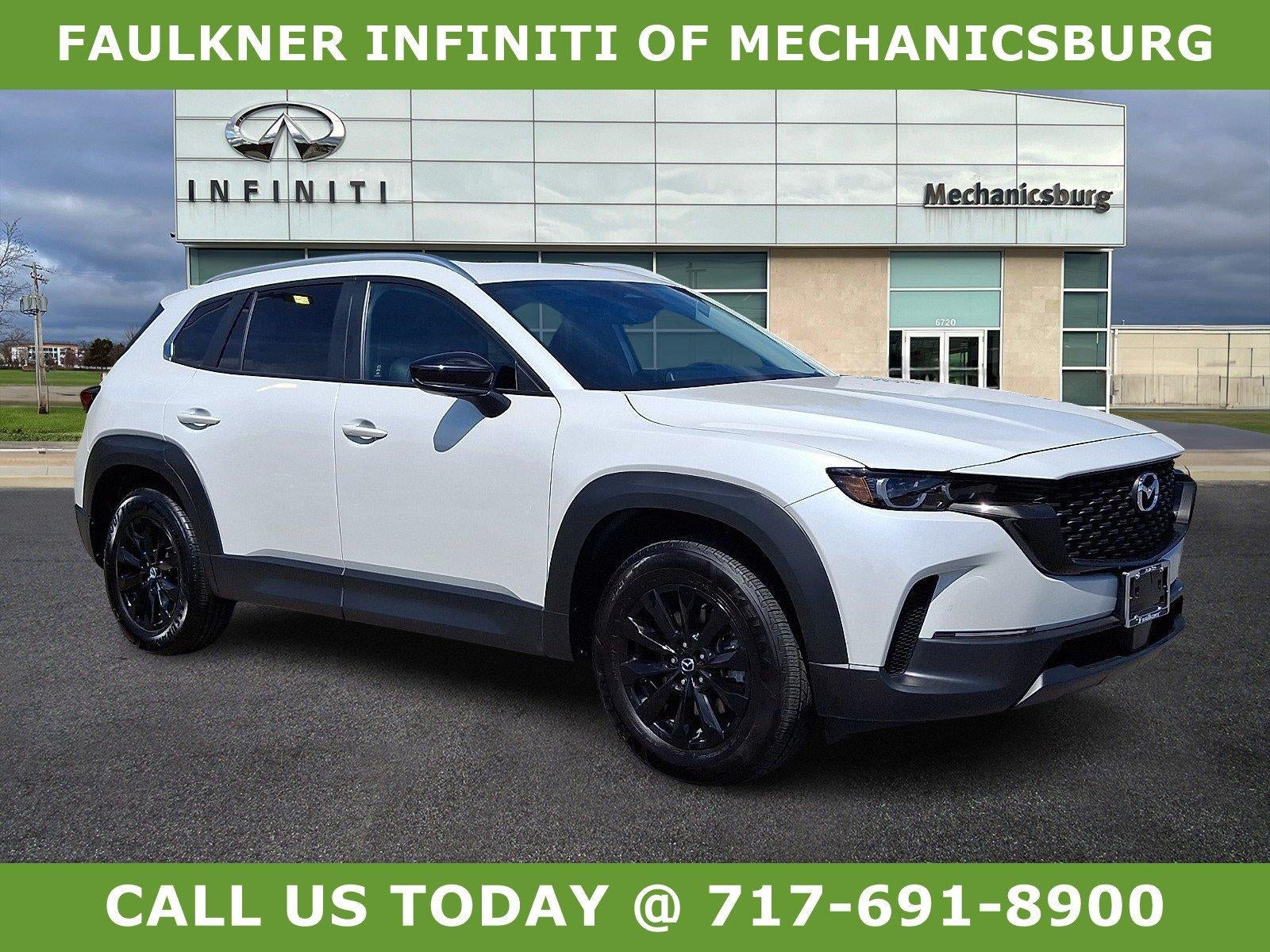 2025 Mazda Mazda CX-50 2.5 S Premium Package AWD in Wind Chill Pearl — front three-quarter view