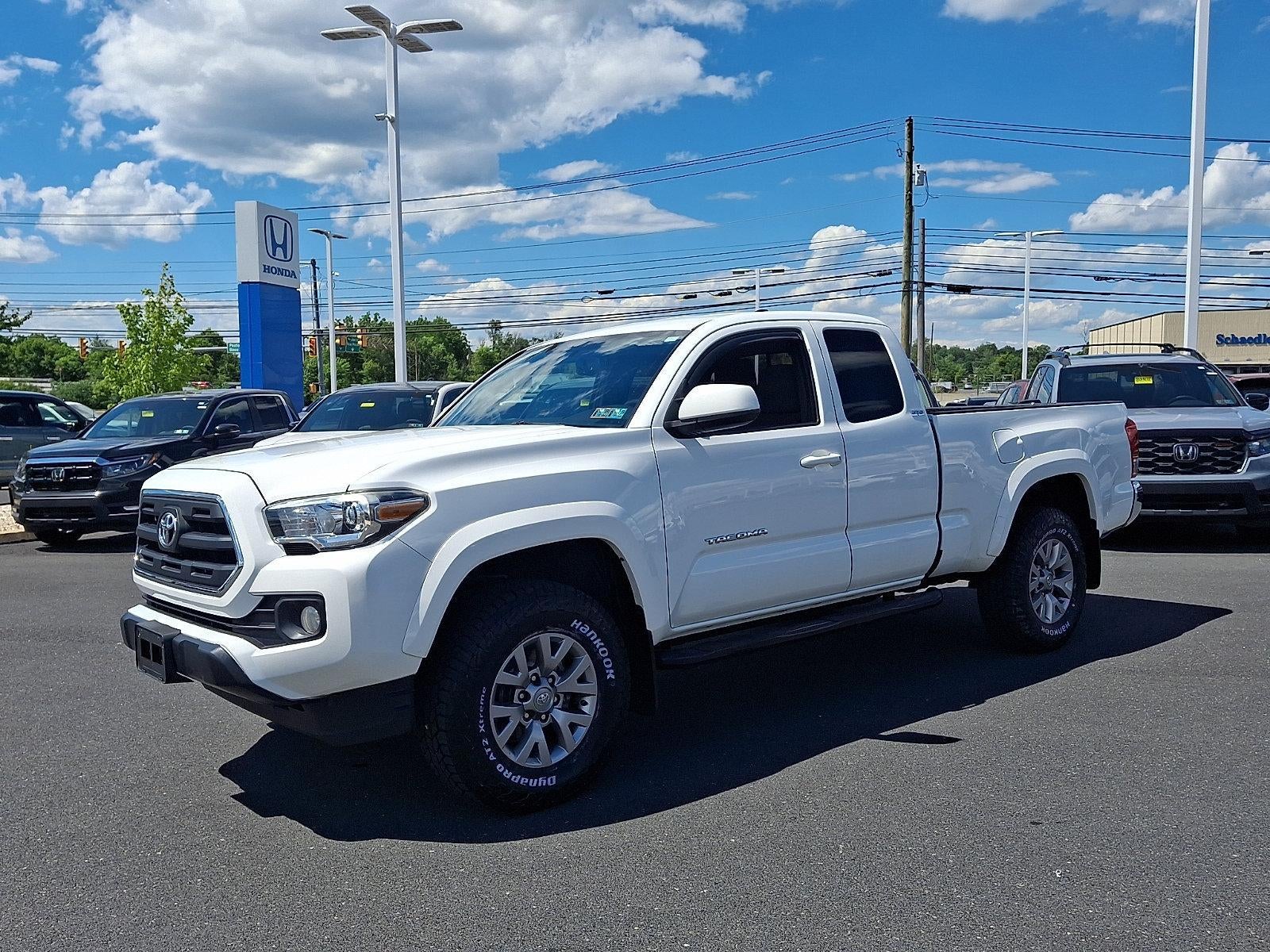2017 Toyota Tacoma — rear three-quarter view