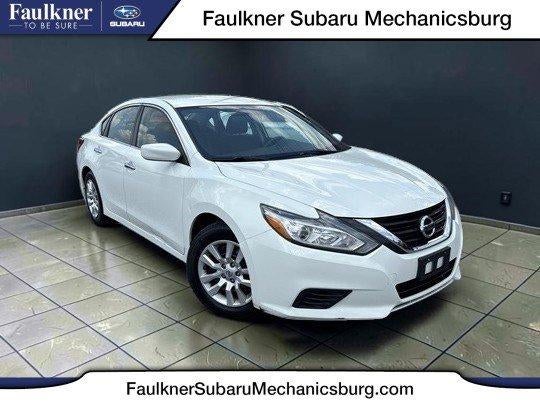 2018 Nissan Altima 2.5 S Sedan in Glacier White — front three-quarter view