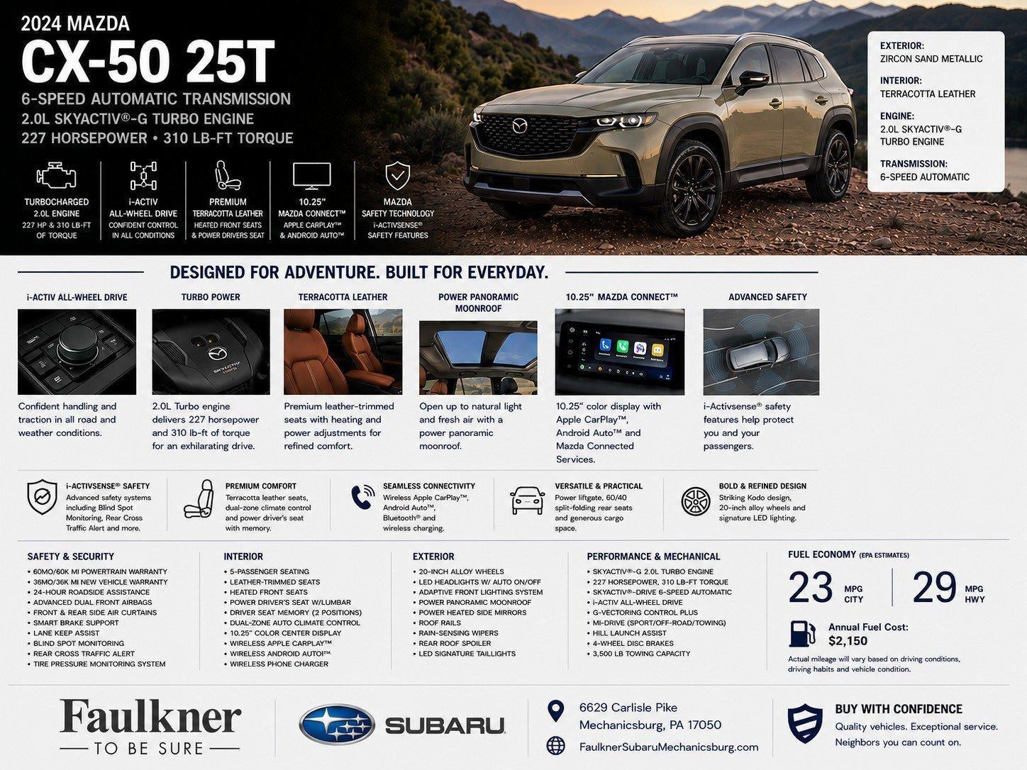 2024 Mazda Mazda CX-50 — side profile view