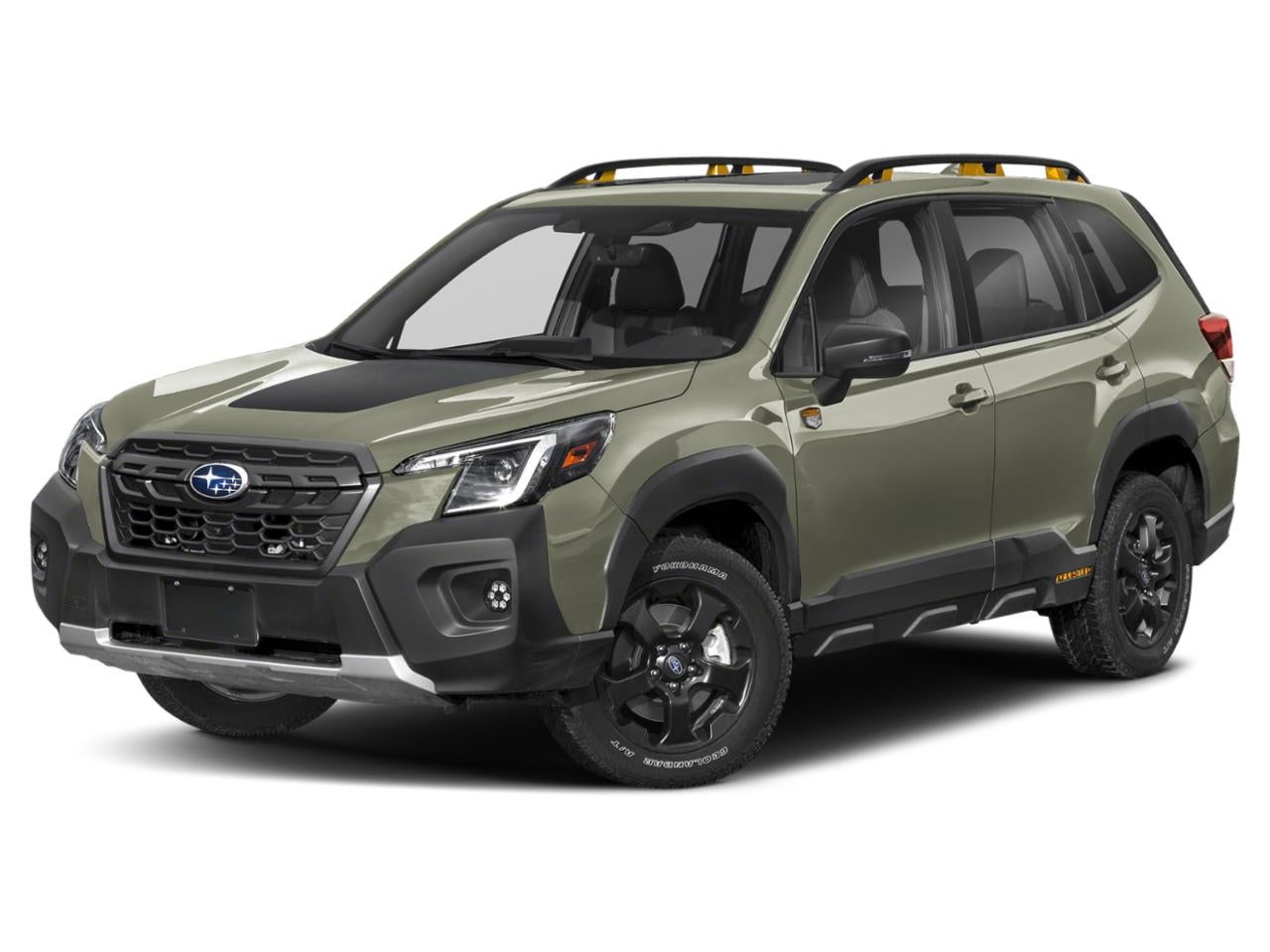 2024 Subaru Forester Wilderness AWD in Autumn Green Metallic — front three-quarter view