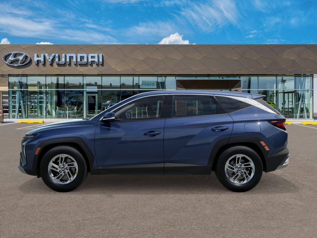 2026 Hyundai TUCSON — rear three-quarter view