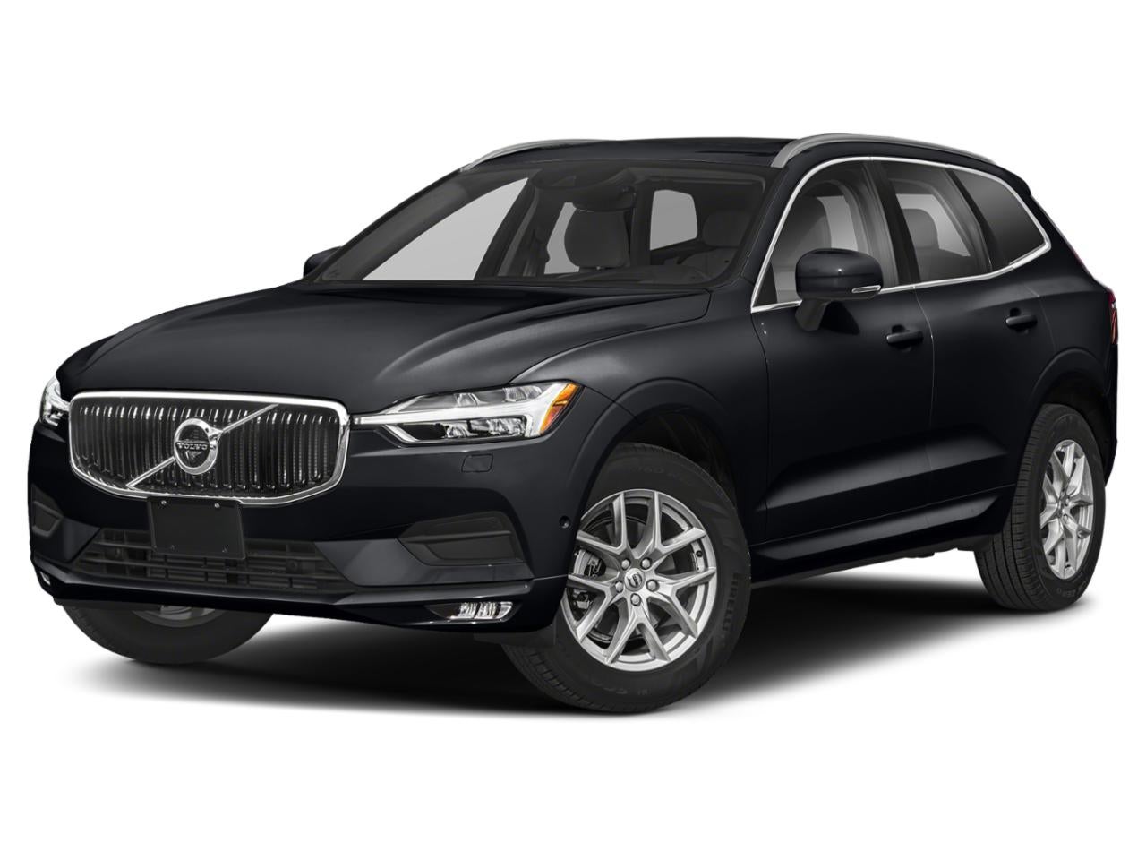 2019 Volvo XC60 T6 AWD Momentum in Onyx Black Metallic — front three-quarter view