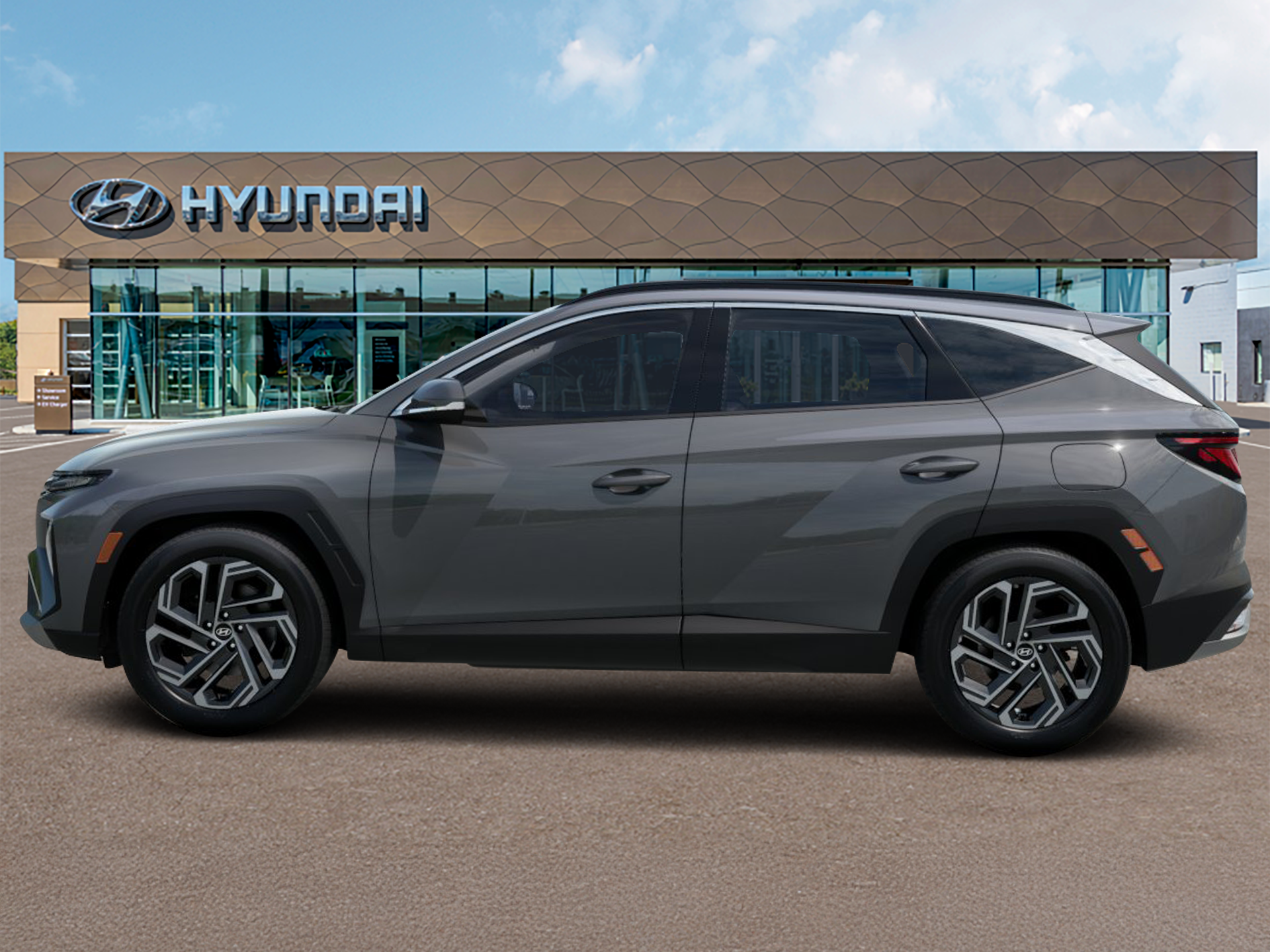 2026 Hyundai TUCSON — rear three-quarter view