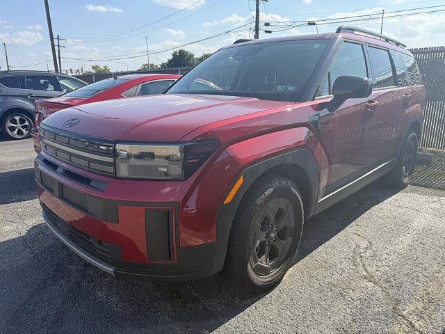 2025 Hyundai SANTA FE XRT AWD in Ultimate Red — front three-quarter view