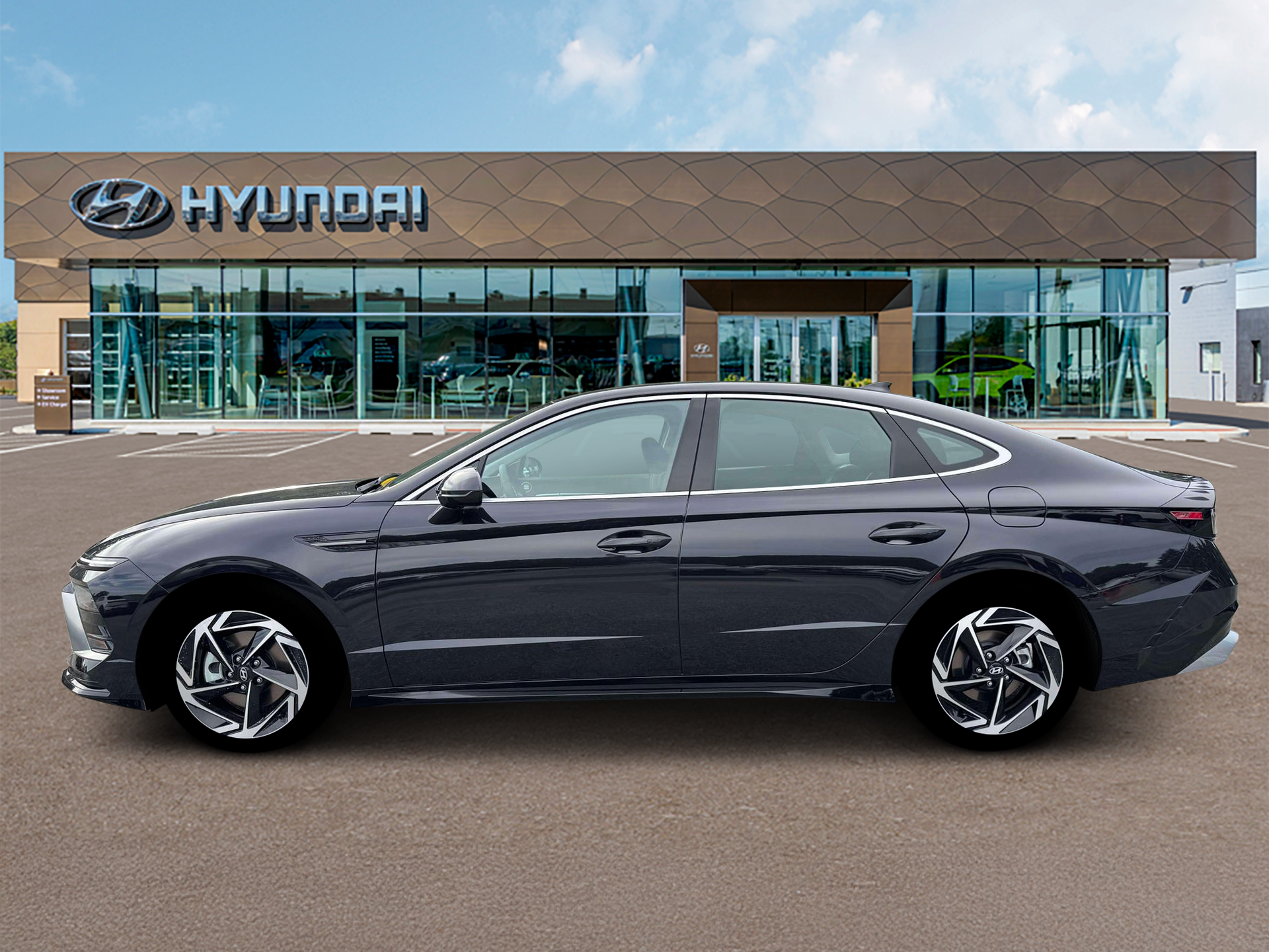 2026 Hyundai SONATA — rear three-quarter view