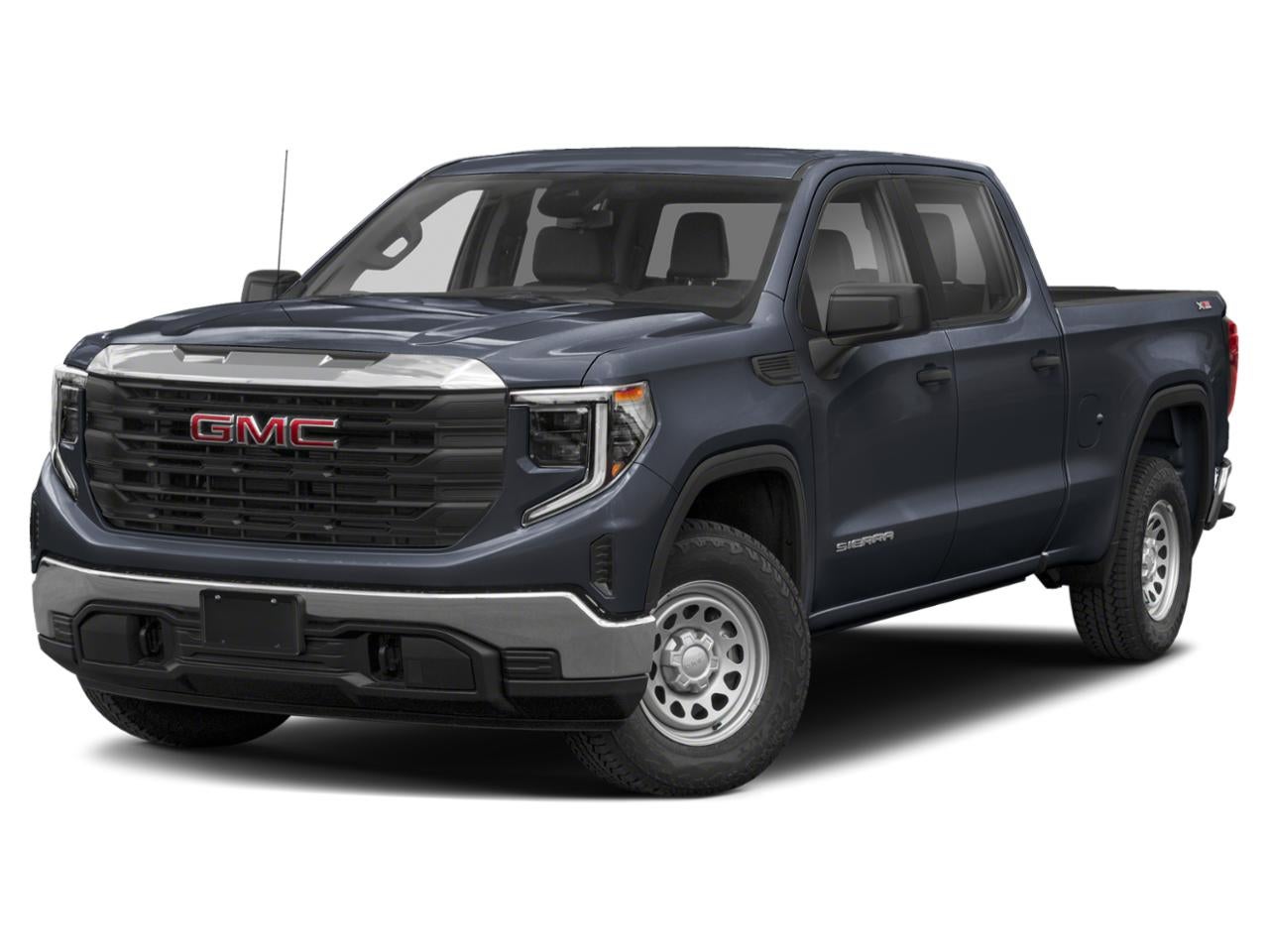 2022 GMC Sierra 1500 Elevation in Titanium Rush Metallic — front three-quarter view