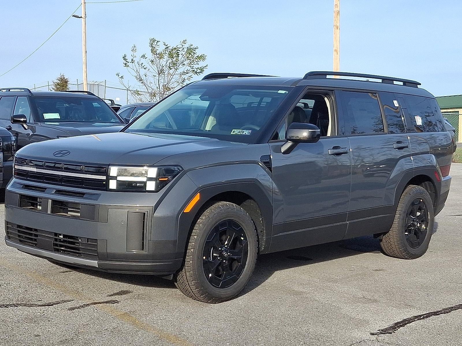 2026 Hyundai SANTA FE XRT AWD in Ecotronic Gray — front three-quarter view