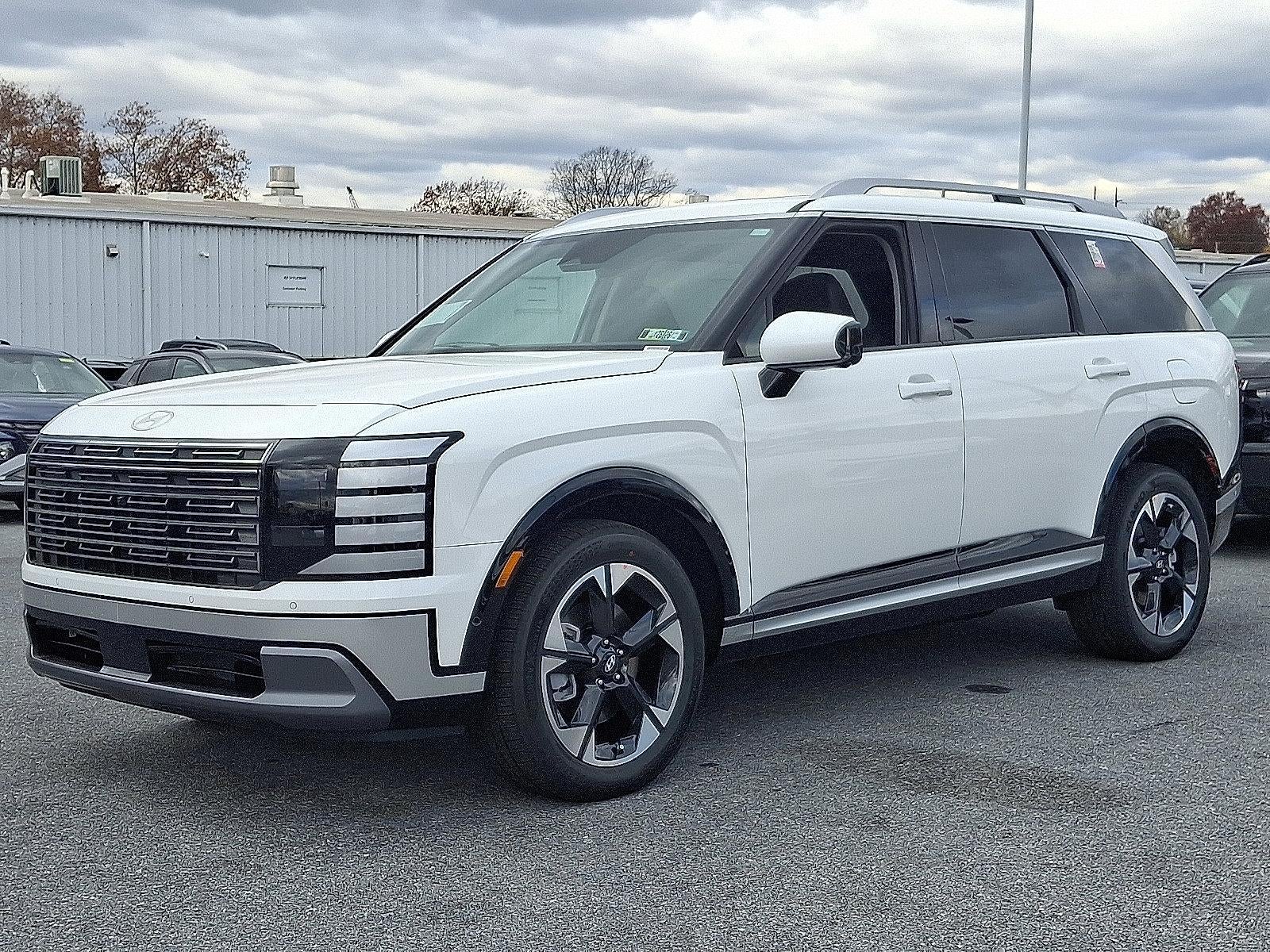 2026 Hyundai PALISADE Limited AWD in Creamy White Pearl — front three-quarter view